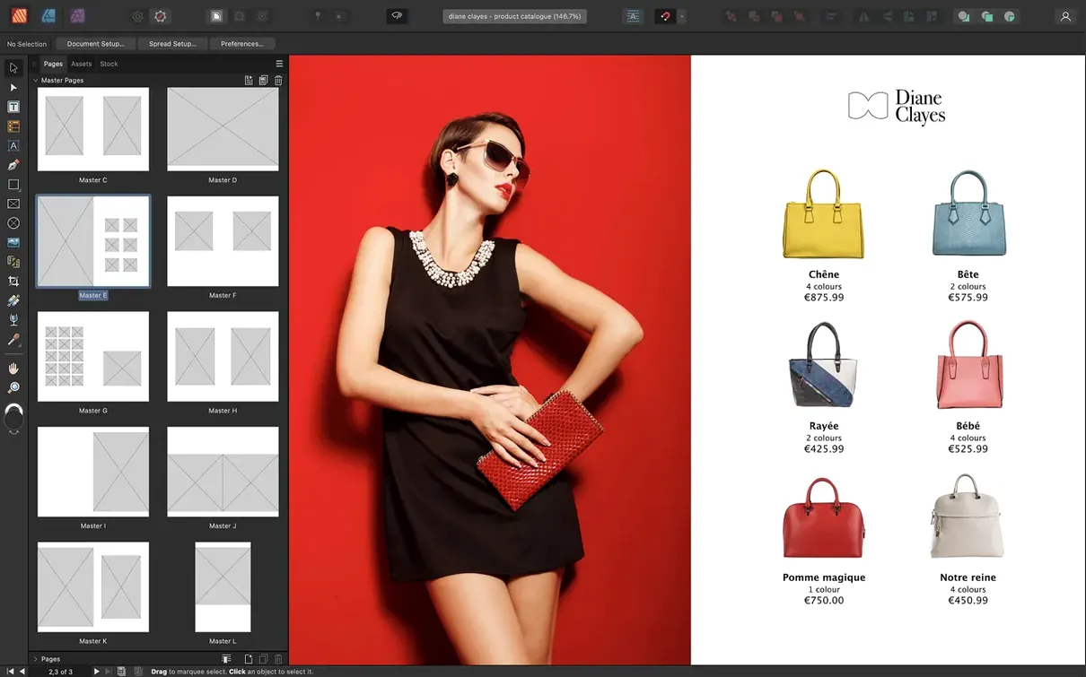 Affinity Publisher 2.6.5 — view 2 Affinity Publisher interface, view 2