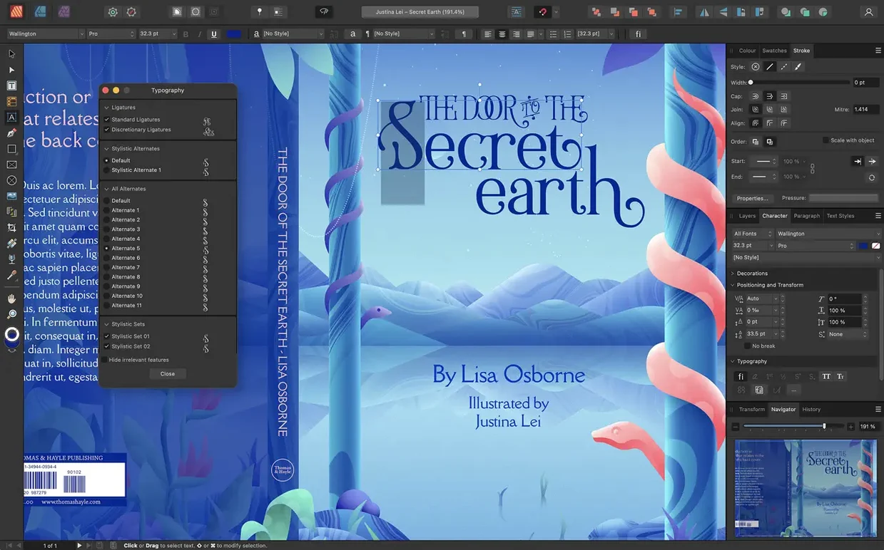 Affinity Publisher 2.6.5 — view 4 Affinity Publisher interface, view 4