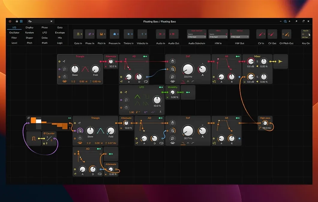 Bitwig Studio 6.1 — view 2 Bitwig Studio interface, view 2
