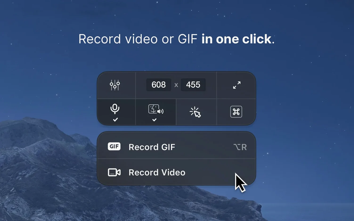 CleanShot X 5.0.1 — view 3 CleanShot X interface, view 3