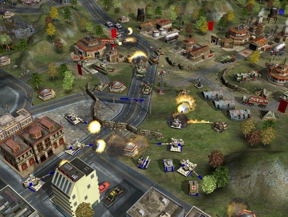 Command & Conquer: Generals 1.04 — view 2 Command & Conquer: Generals interface, view 2