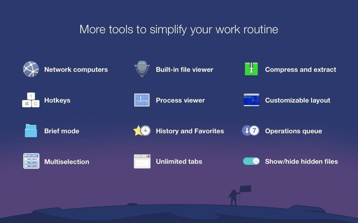 Commander One PRO 3.18.0 — view 1 commander one pro full mac: main window
