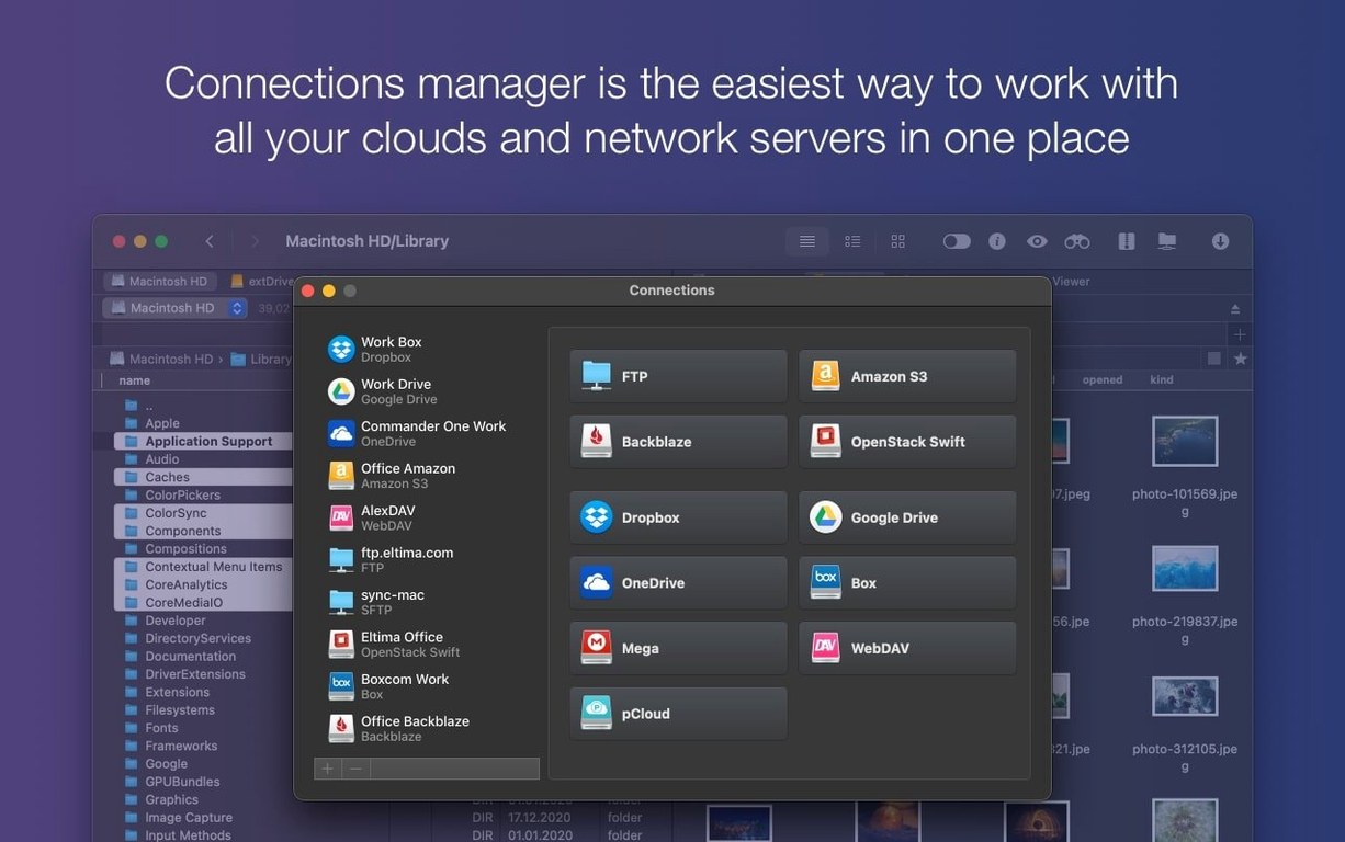 Commander One PRO 3.18.0 — view 2 Commander One PRO interface, view 2