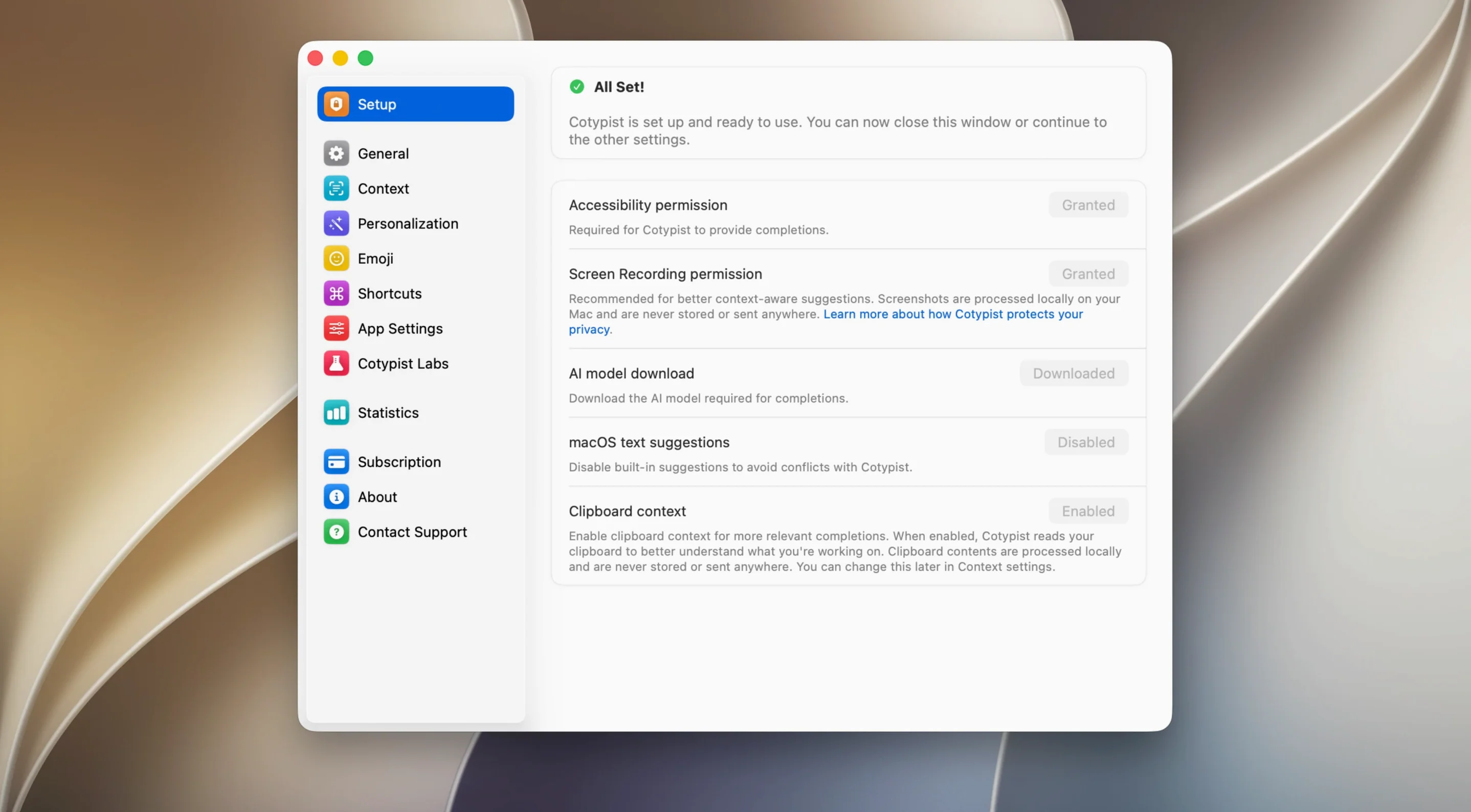 Cotypist 2026.3.1 — view 1 cotypist torrent mac in macOS