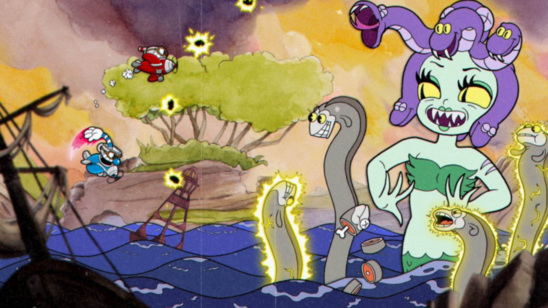 Cuphead 1.3.3 DLC — view 4 Cuphead interface, view 4