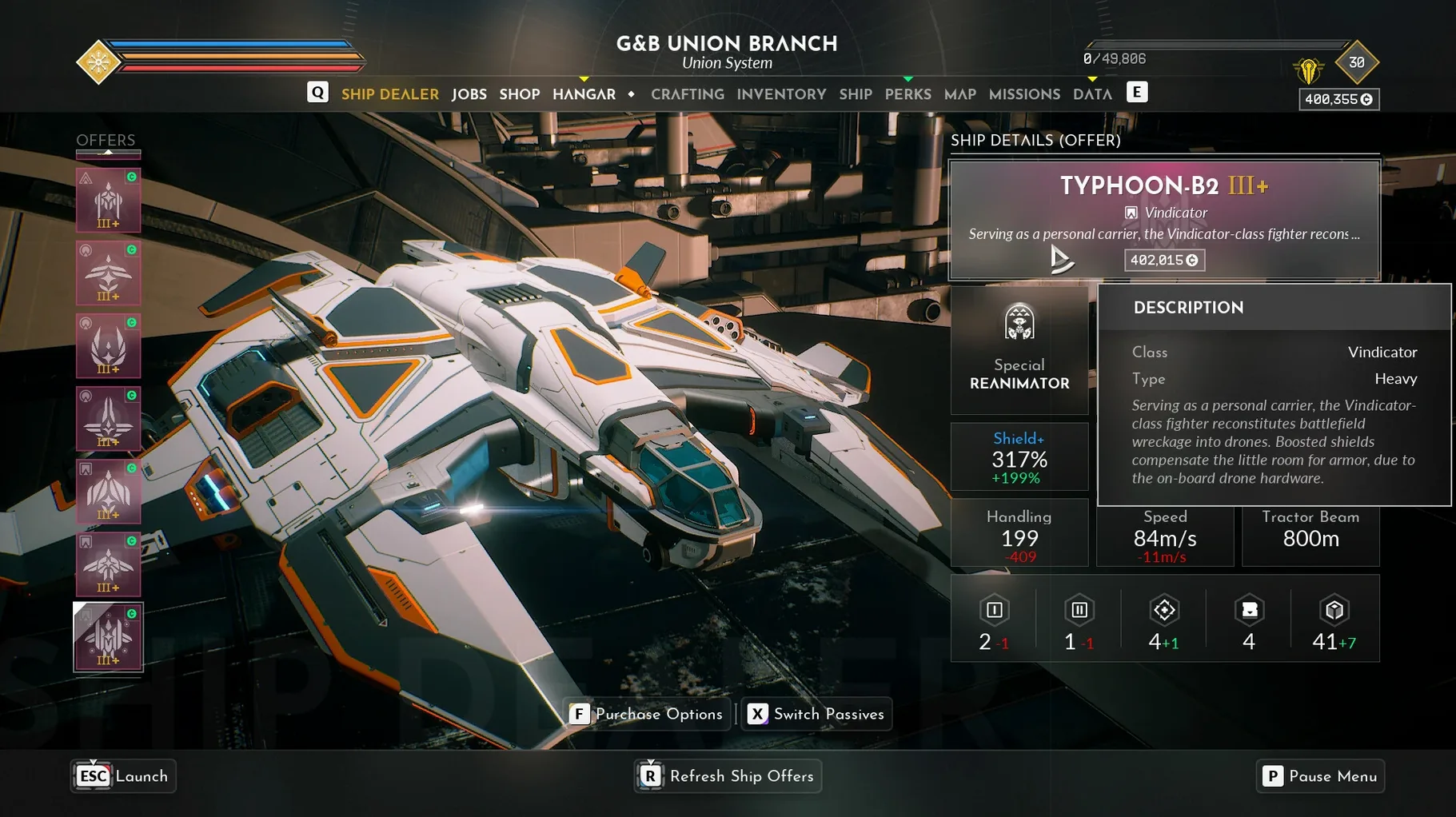 EVERSPACE 2 1.5.56929 — view 3 EVERSPACE 2 interface, view 3
