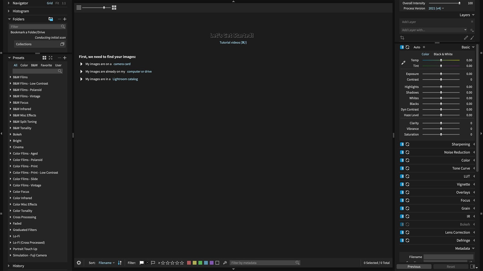 Exposure X7 7.3.0 — view 1 x7 torrent: main window
