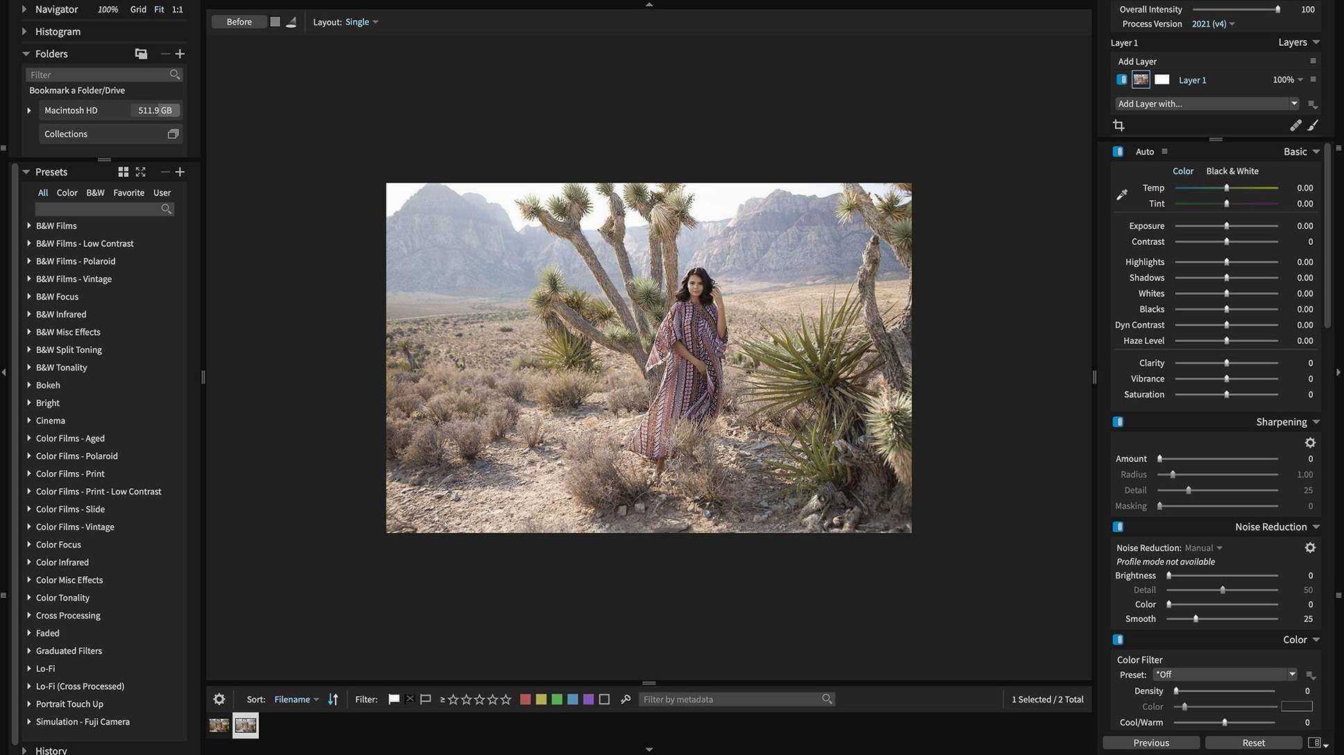 Exposure X7 7.3.0 — view 2 Exposure X7 interface, view 2