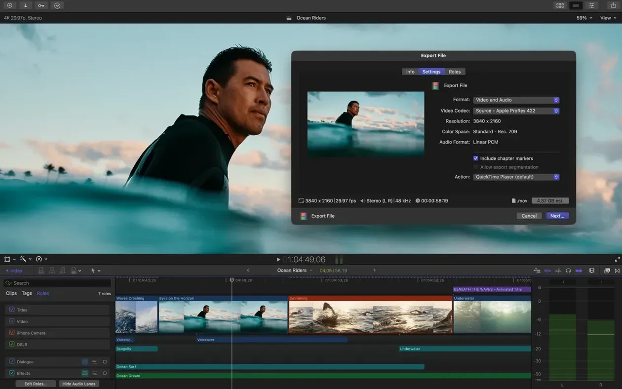 Final Cut Pro gallery image 7 Final Cut Pro view #7