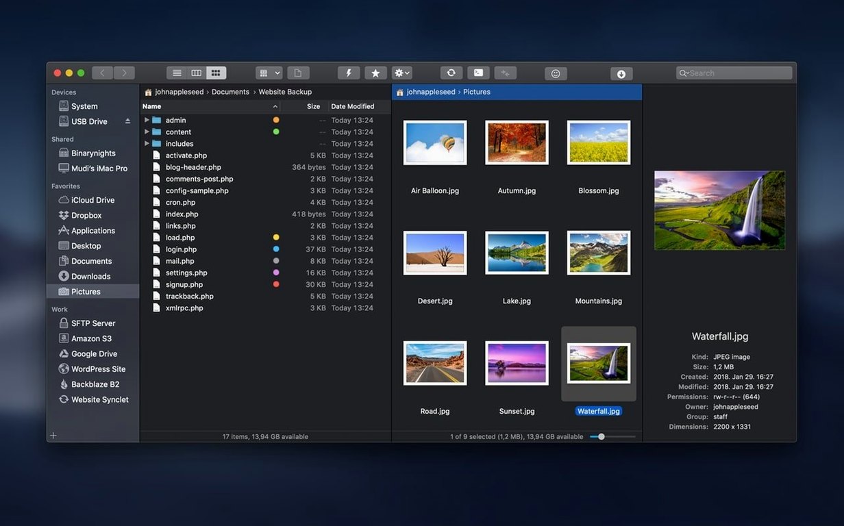 ForkLift gallery image 1 forklift mac in macOS