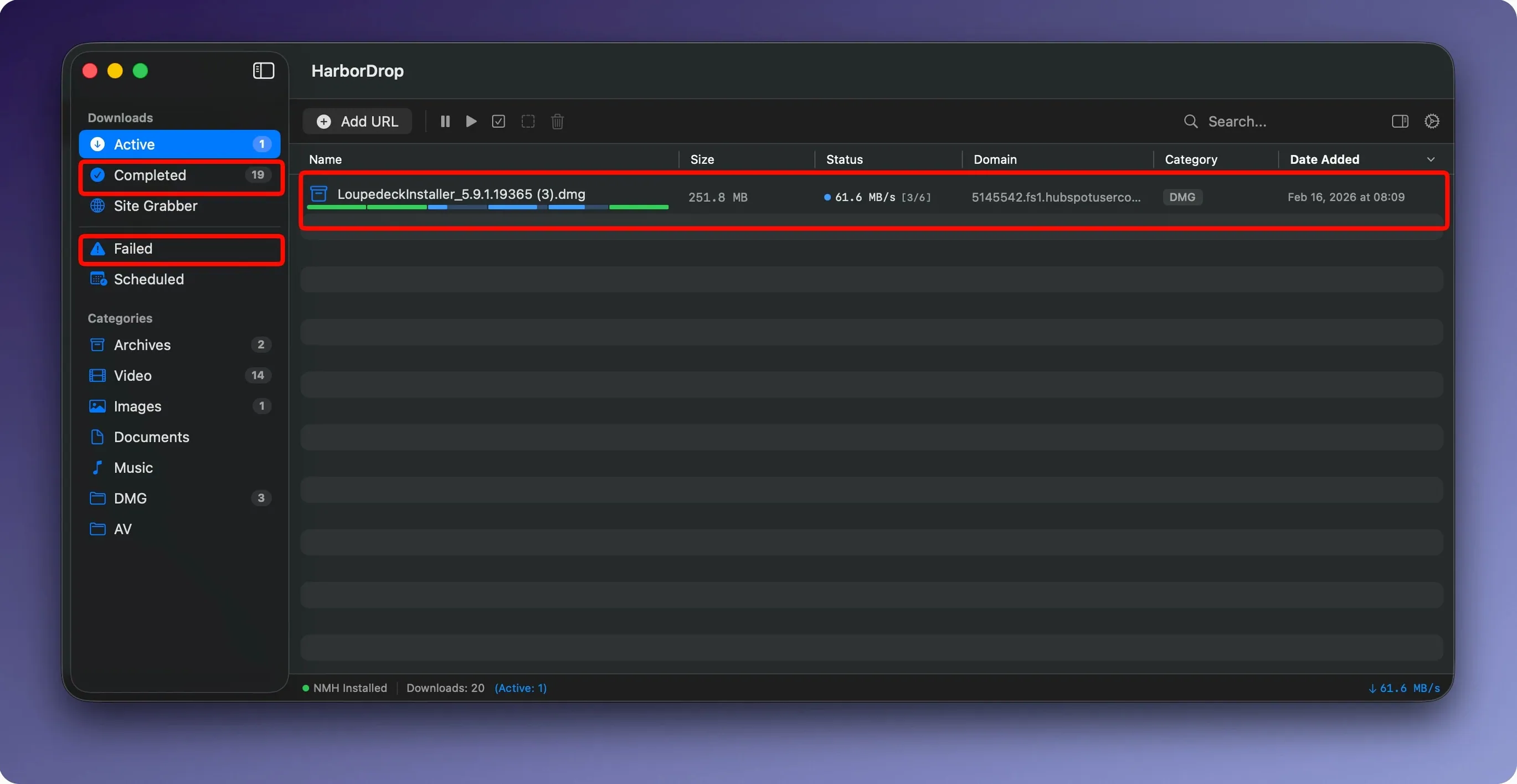 HarborDrop gallery image 1 harbordrop in macOS