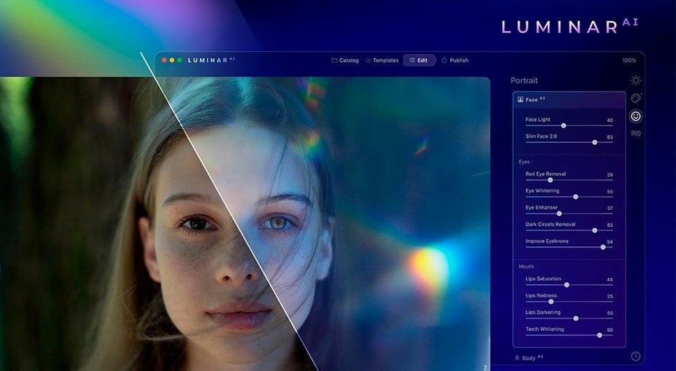 Luminar AI 1.5.5 — view 2 Luminar AI interface, view 2