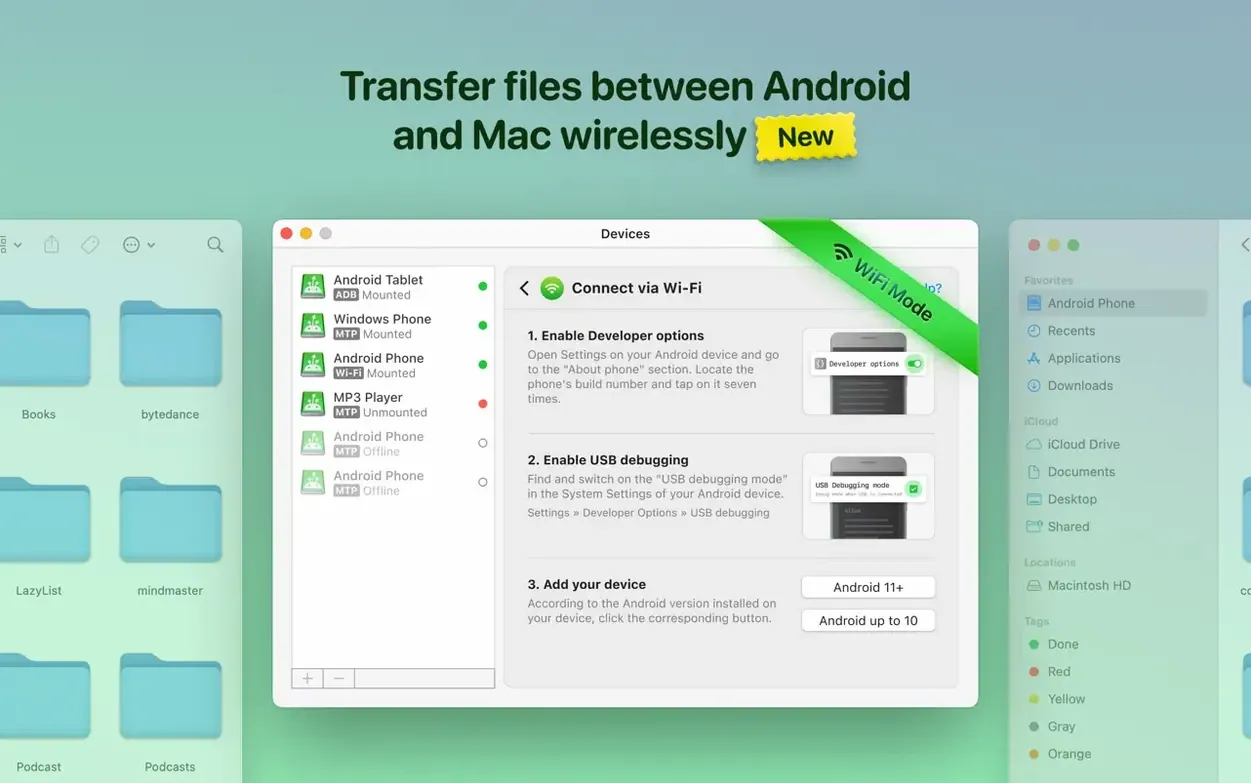 MacDroid Pro 2.10.0 — view 2 MacDroid Pro interface, view 2