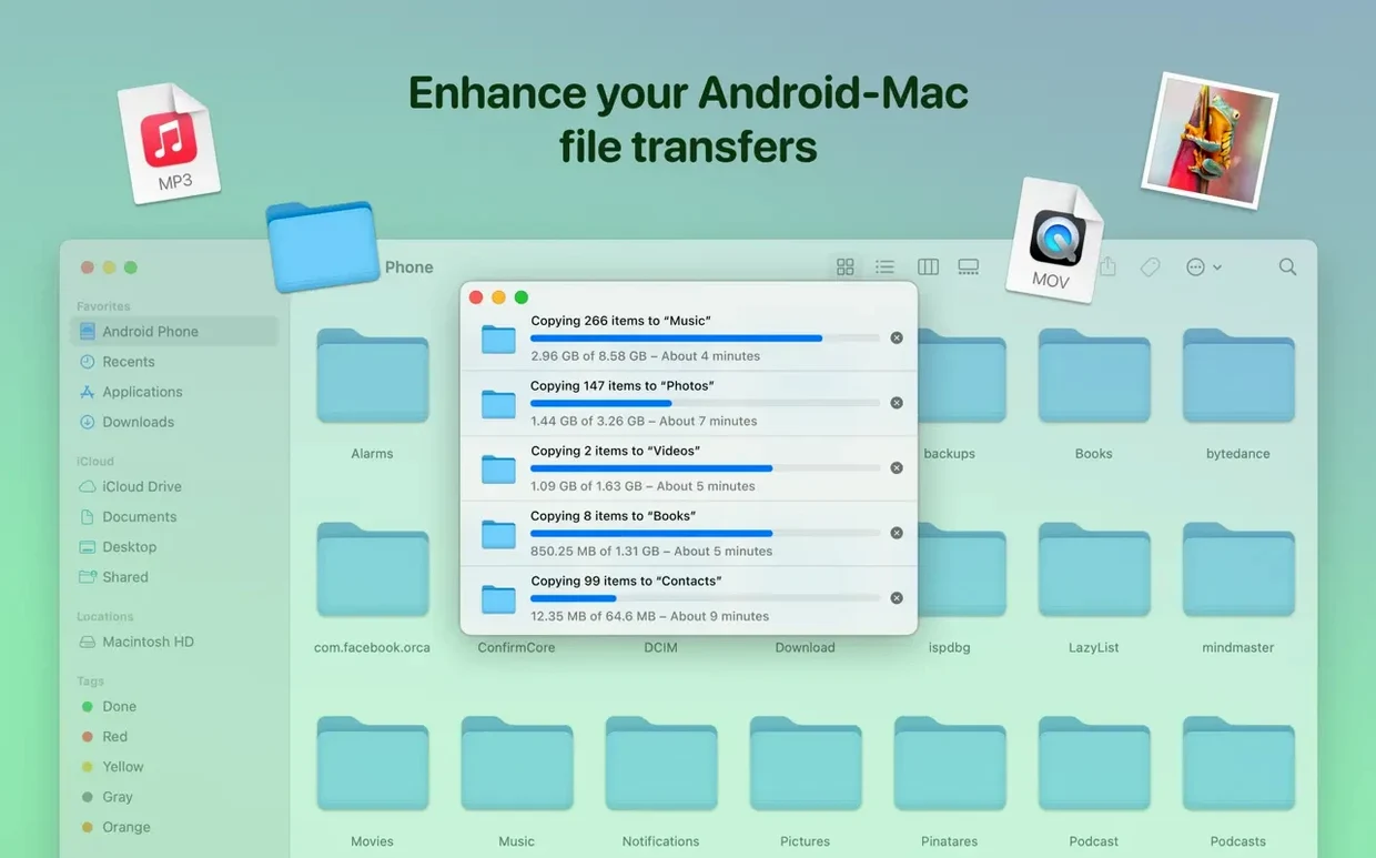 MacDroid Pro 2.10.0 — view 3 MacDroid Pro interface, view 3