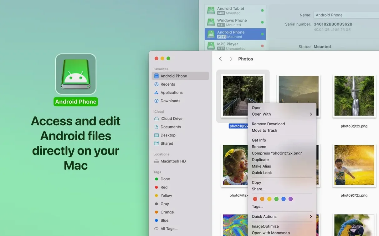 MacDroid Pro 2.10.0 — view 4 MacDroid Pro interface, view 4