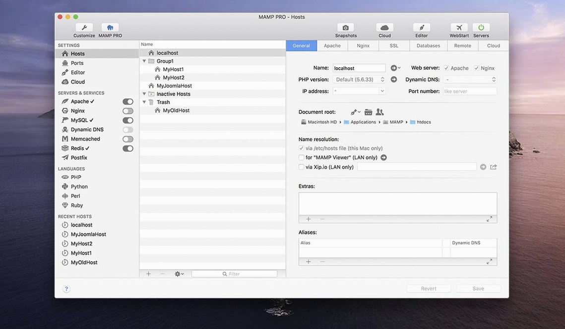 MAMP PRO 6.9.0 — view 1 mamp pro torrent in macOS