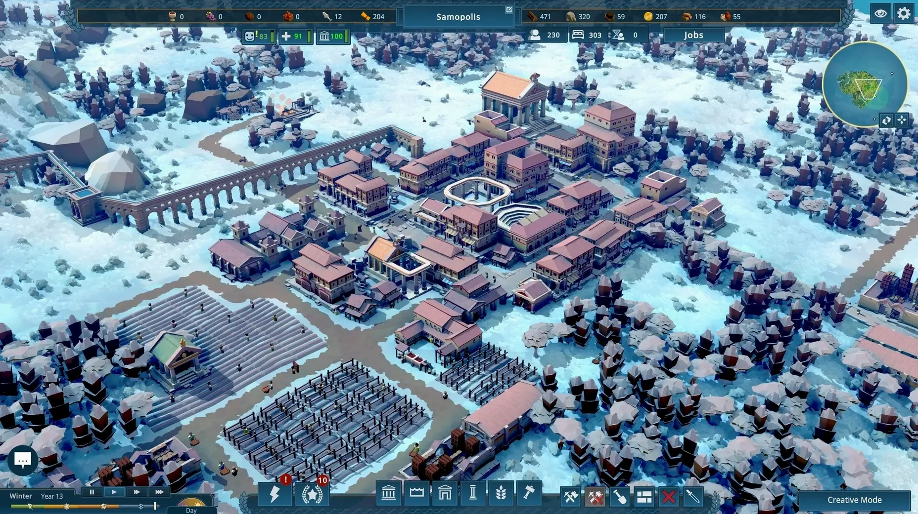 Nova Roma 0.7.2703 — view 2 Nova Roma interface, view 2