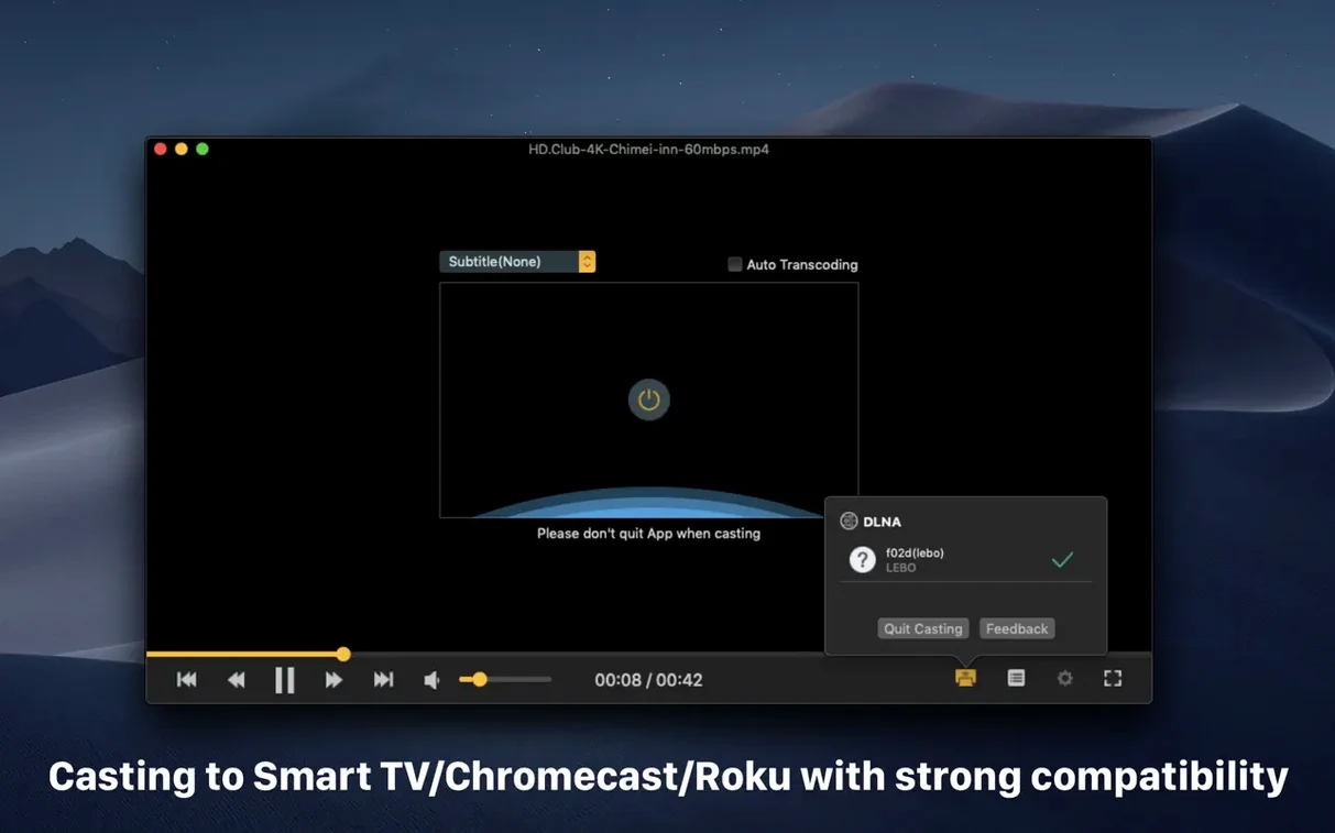 OmniPlayer: MKV Video Player Pro 2.1.22 — view 2 OmniPlayer: MKV Video Player Pro interface, view 2