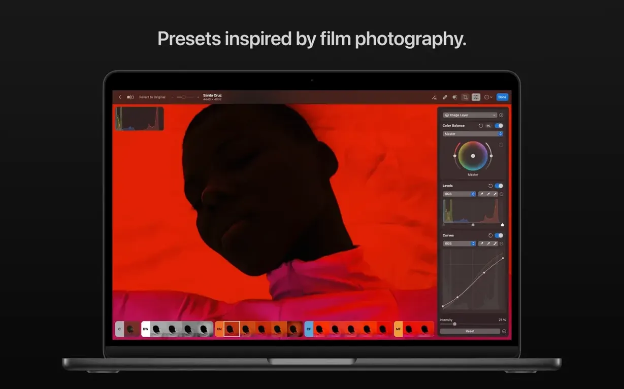 Photomator 3.4.15 — view 6 Photomator interface, view 6