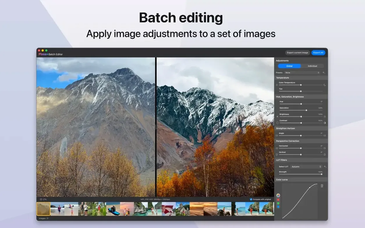 Pixea Plus 8.3.0 — view 3 Pixea Plus interface, view 3