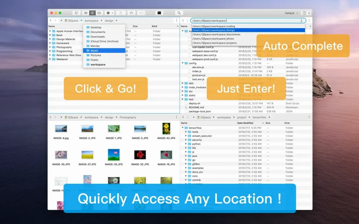 QSpace Pro 7.0.4 — view 4 QSpace Pro interface, view 4