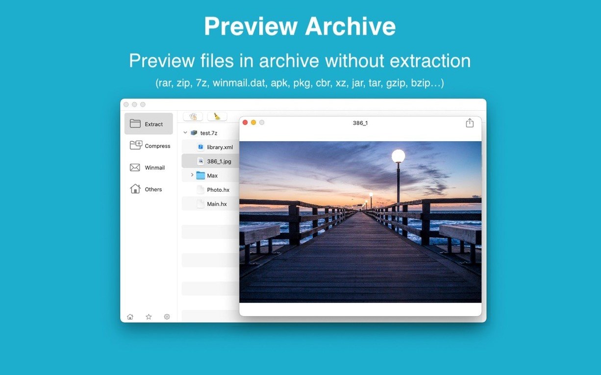 RAR Extractor 13.9.6 — view 2 RAR Extractor interface, view 2