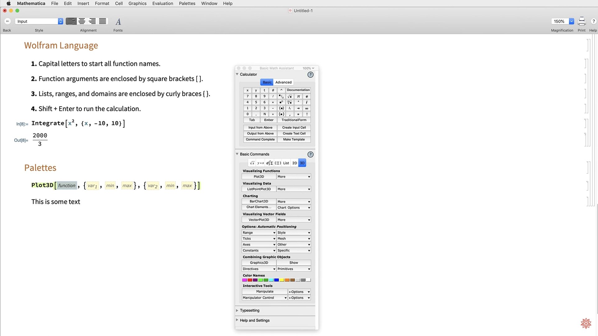 Wolfram Mathematica 14.3.0 — view 3 Wolfram Mathematica interface, view 3