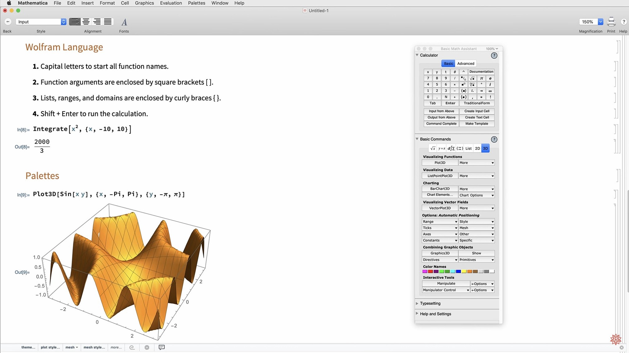 Wolfram Mathematica 14.3.0 — view 4 Wolfram Mathematica interface, view 4