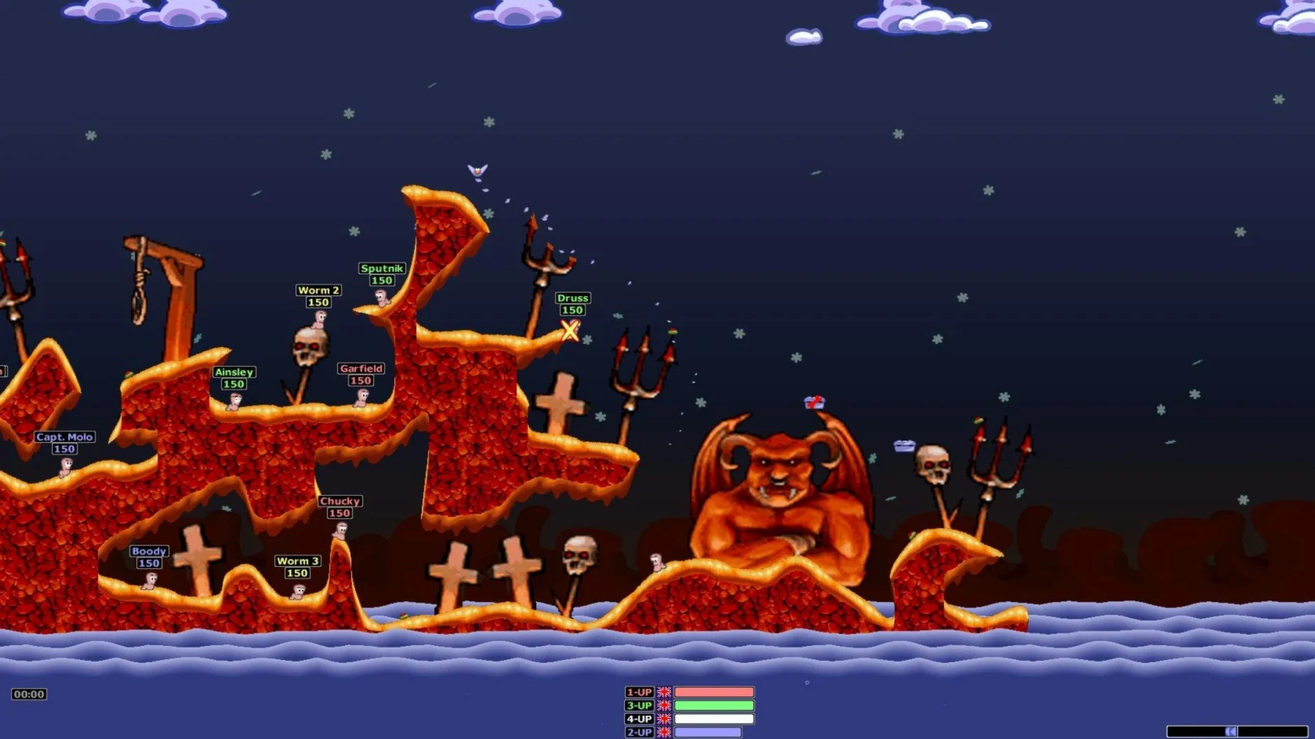 Worms Armageddon 3.8.1 — view 4 Worms Armageddon interface, view 4